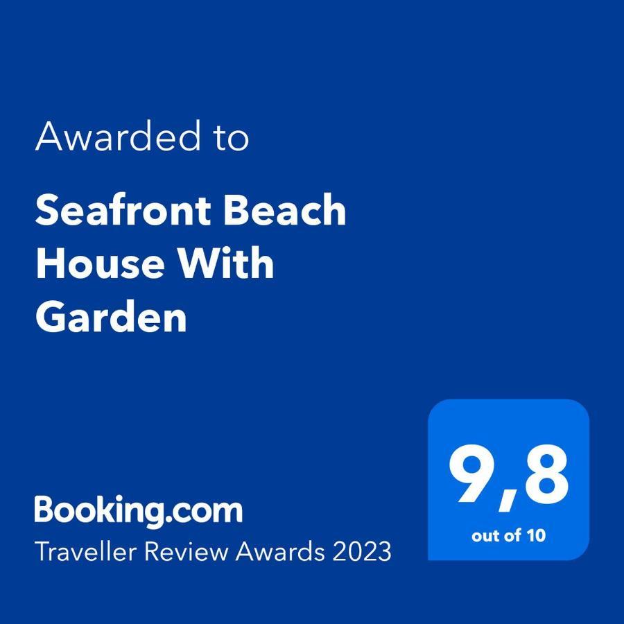 Seafront Calista Beach House With Garden غليفادا المظهر الخارجي الصورة
